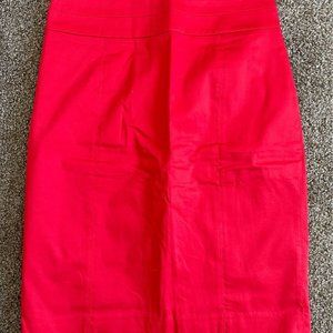 H&M Red Pencil Skirt